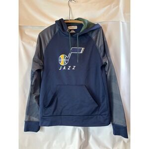 Utah Jazz‎ Majestic Logo Graphic Hoodie, Size S